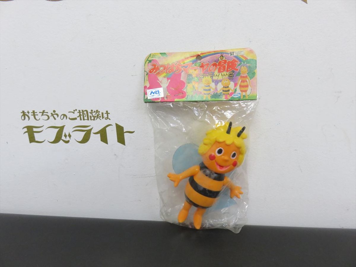 当時物 玩具店倉庫品 未開封 みつばちマーヤの冒険 タケミ ソフビ 当時物