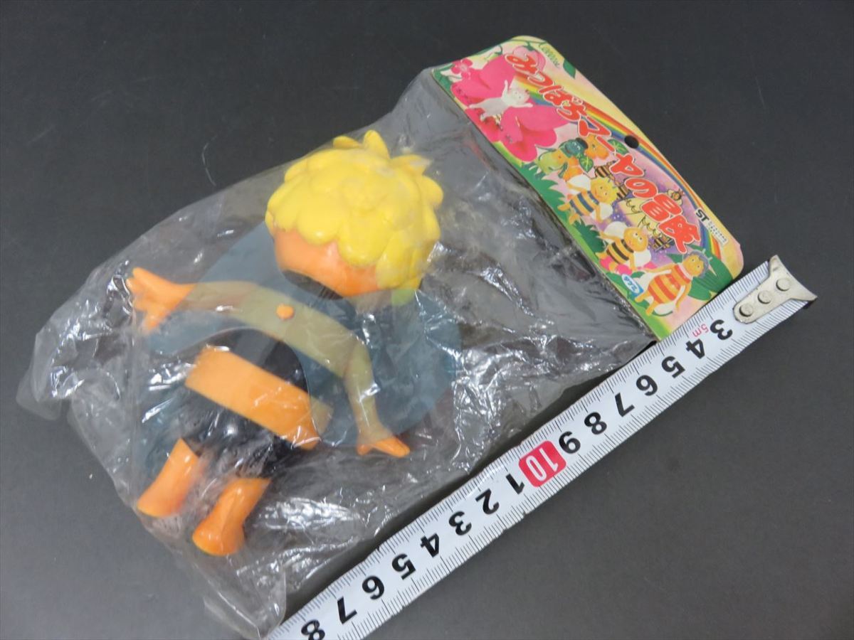 当時物 玩具店倉庫品 未開封 みつばちマーヤの冒険 タケミ ソフビ 当時物