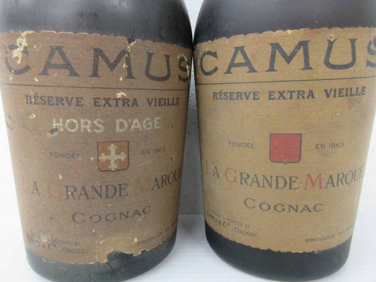 未開栓CAMUS⁄カミュ 古酒 2本セット カミュ オルダージュ / CAMUS HORS D'