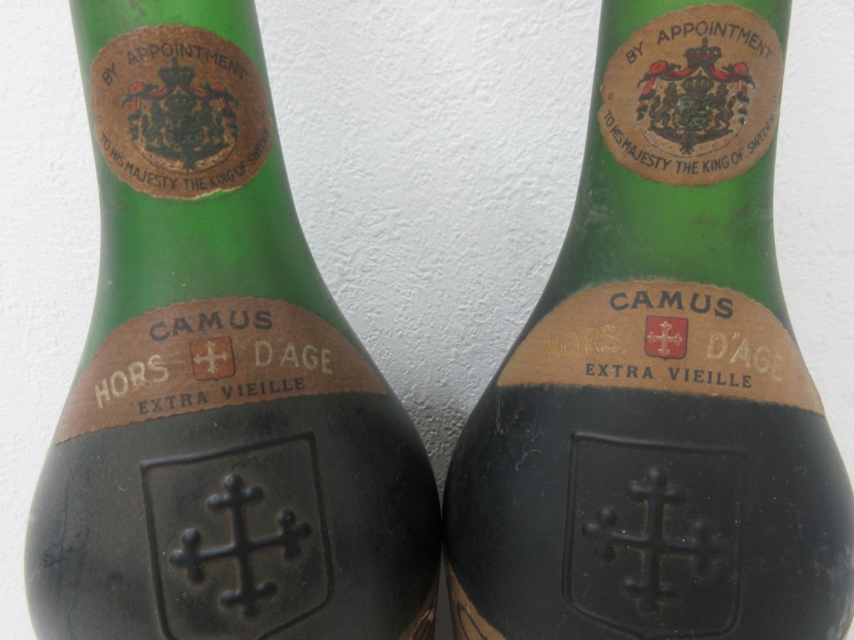 未開栓CAMUS⁄カミュ 古酒 2本セット カミュ オルダージュ / CAMUS HORS D'
