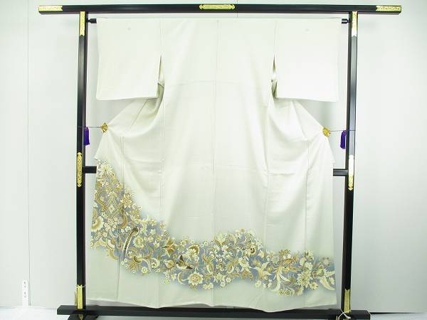 HOT，新作登場 ふぁんた 江戸友禅 金糸 銀糸 千くさ染繍謹製 刺繍 五つ紋 暈し 七宝繋ぎ 鳥 花唐草 乳白色 逸品 豪華色留袖 b1209(留袖)｜売買されたオークション情報、yahooの商品情報をアーカイブ公開 - オ 留袖