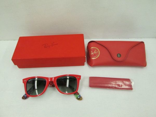 送60サ[81]A122530 Ray Ban レイバン RB2140 1139/71 SPシリーズ #11 ウェイファーラー WAYFARER サングラス 中古 美品
