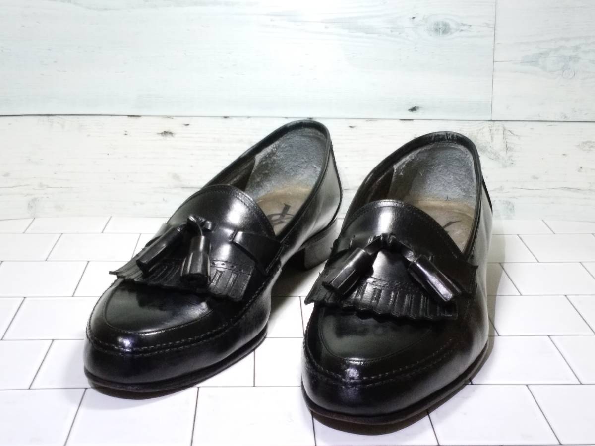 YSL イヴ・サンローラン タッセルローファー 革靴 ビジネスシューズ 黒