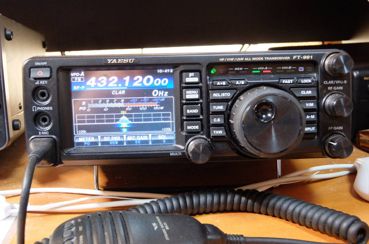 YAESU FT-991M 50W 991AM相当アップグレード品 リアルタイムスコープ