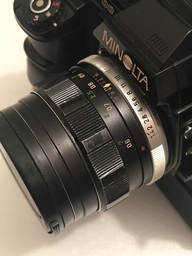 X-700 Minolta MC 50mm Rokkor-PF Camera 58mm SLR f1.4 35mm w⁄MC