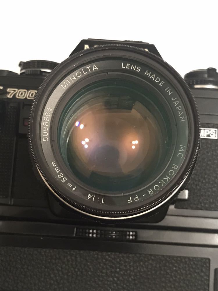 X-700 Minolta MC 50mm Rokkor-PF Camera 58mm SLR f1.4 35mm w⁄MC