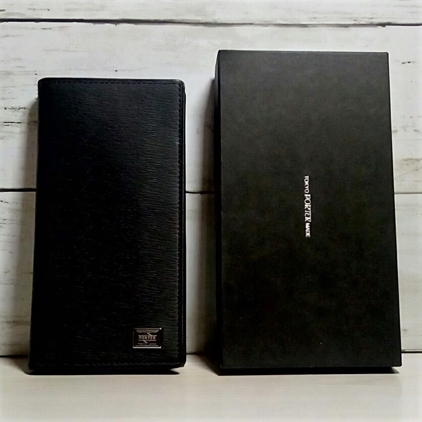 PORTER 手帳型 iPhone8 iPhone7 スマホケース カバー 黒 ◎ ポーター
