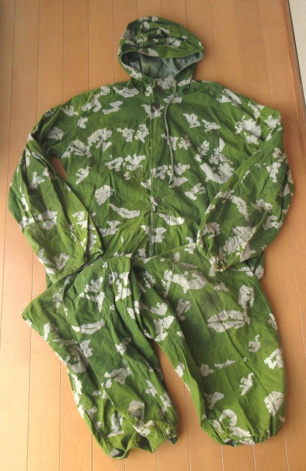 迷彩カバーオール ソ連軍 (実物)│ナナシノミコト KLMK KZS 訳あり品