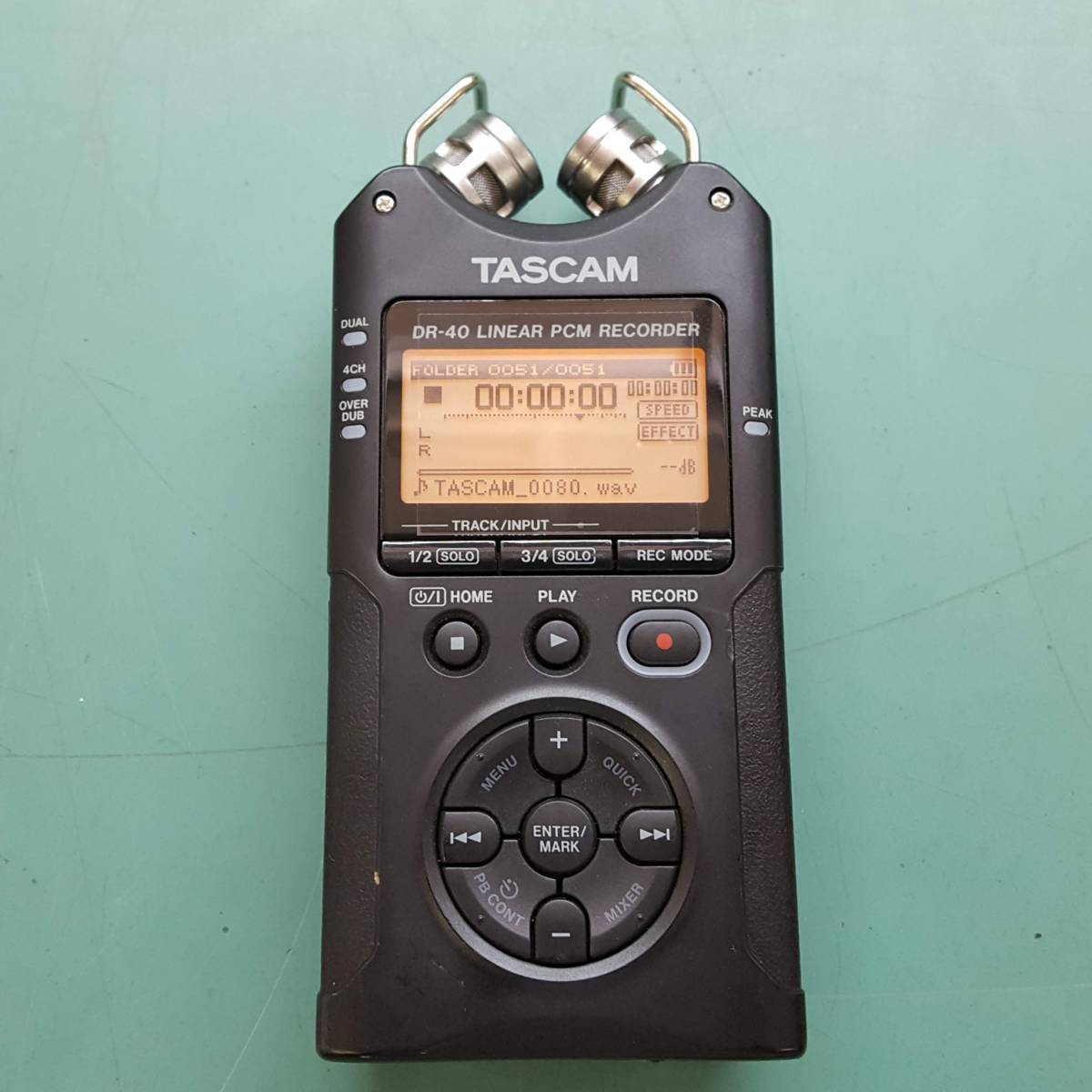 TASCAM DR-40 リニアPCMレコーダー 動作未確認