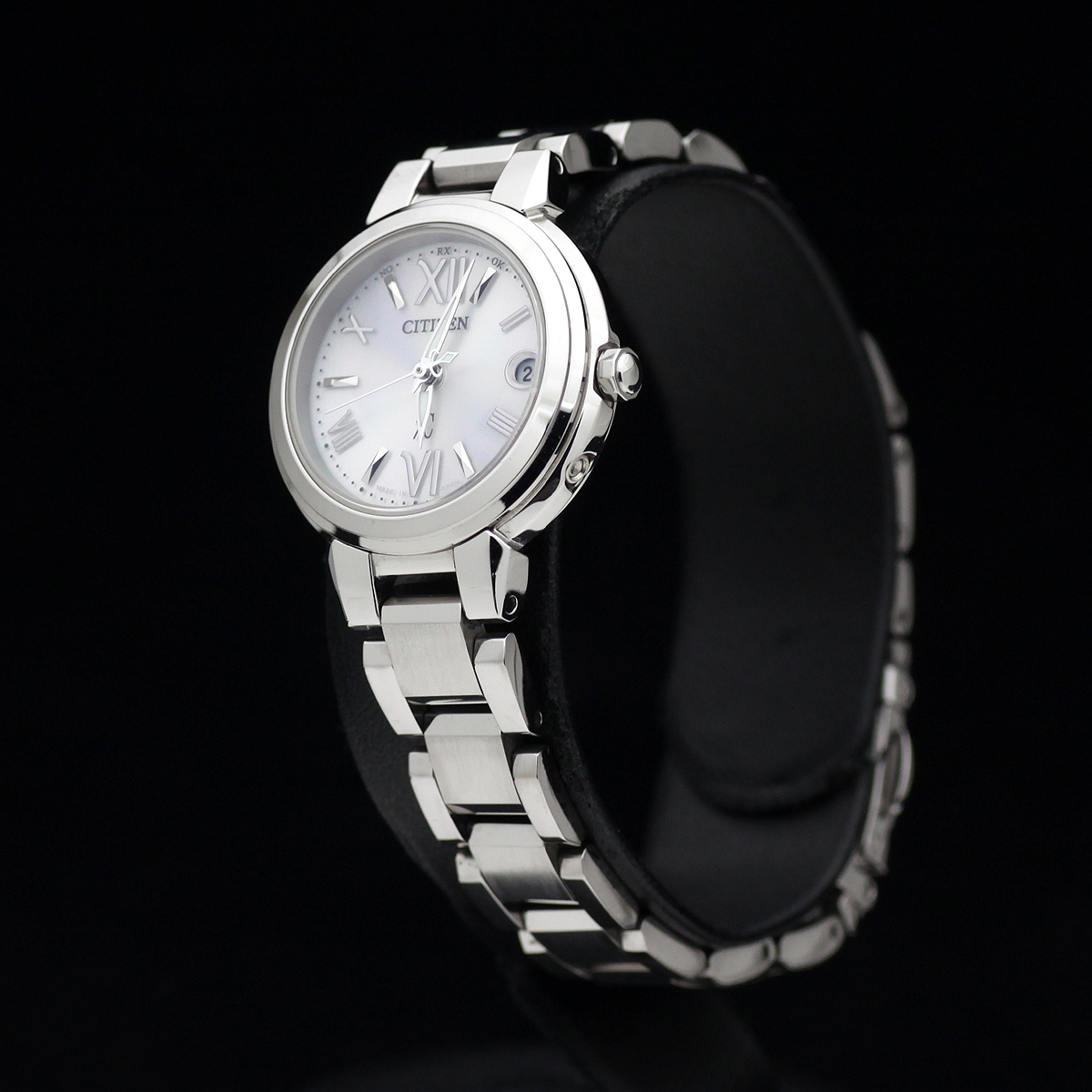 CITIZEN 1円～ 美品 シチズン XC クロスシー XCB38-9132 H058 ミニソル 