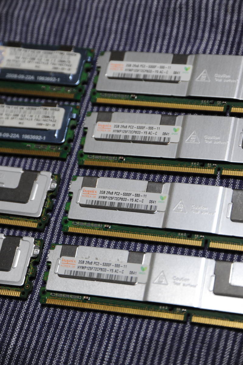 DDR2 667 PC-2 5300F ECC 2GB×8枚