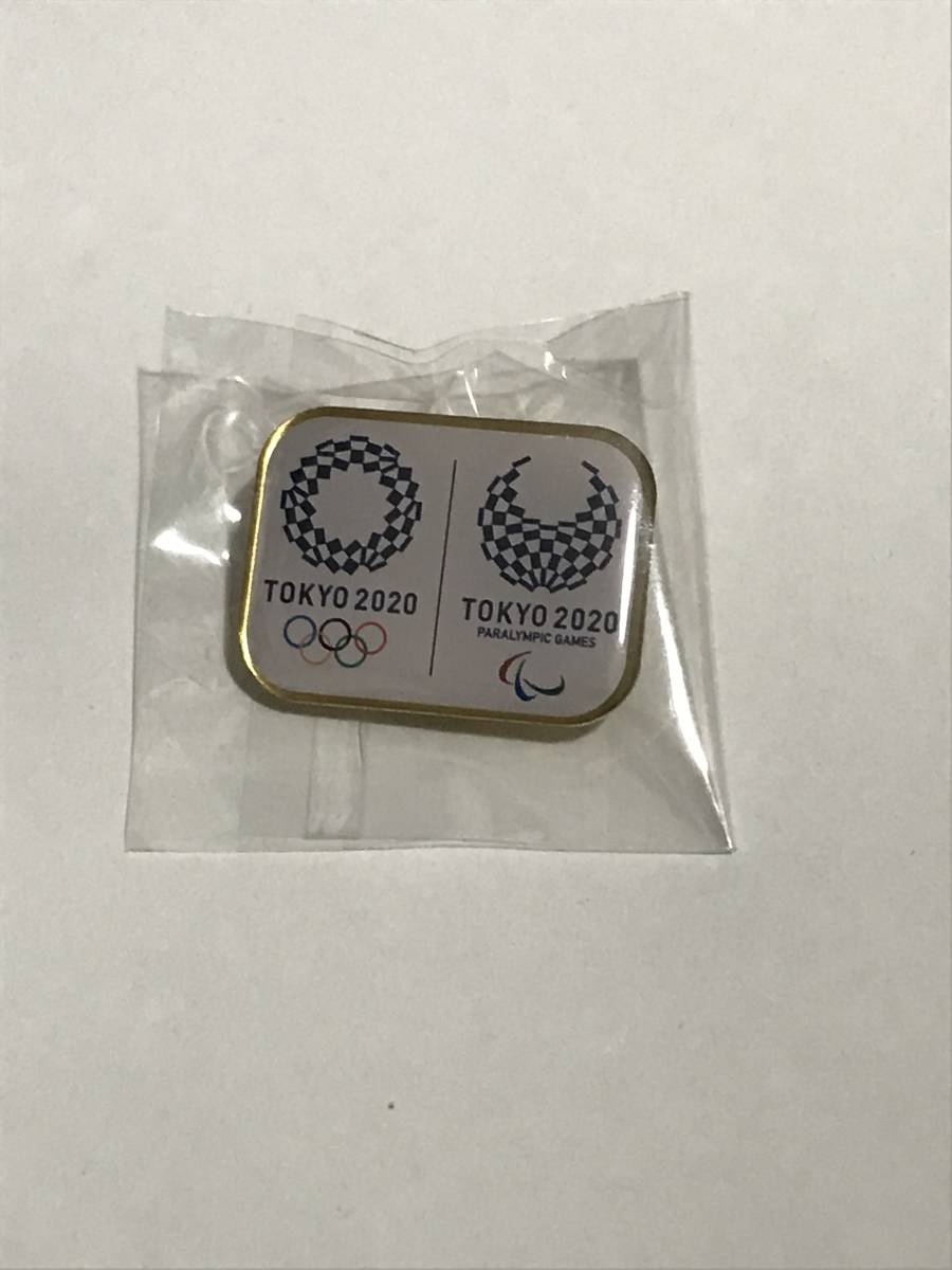 送料無料　貴重　非売品 東京 2020 公式 オリンピック パラリンピック エンブレム コラボ ピンバッジ_1