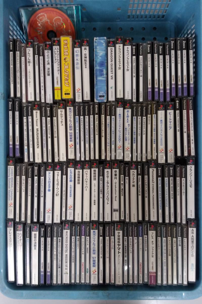 新着 ◎動作未確認ジャンク品!!PS PlayStation プレステ用ソフト 約100