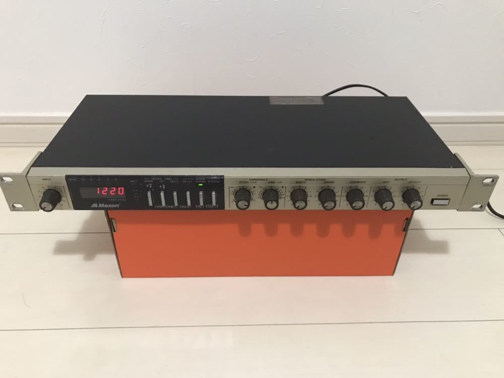 MAXON HD1501 harmonic/delay美品　日本製　動作確認済み MAXON HD1501 Harmonics / Delay 動作確認済み