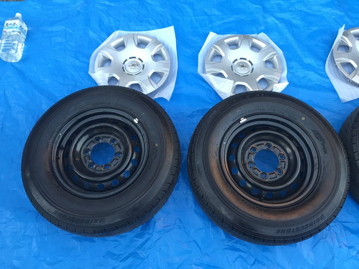新車外し】ハイエース HIACE 純正ホイール タイヤ 4本セット 195/80R15 