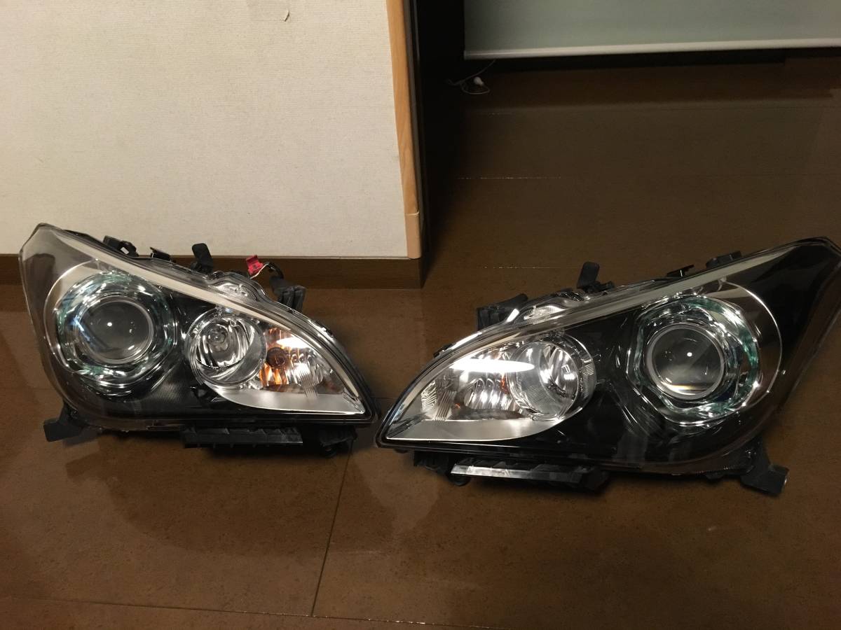 Y51フーガ Y51フーガ TypeS ヘッドライト 左右SET 370GT TYPES 純正