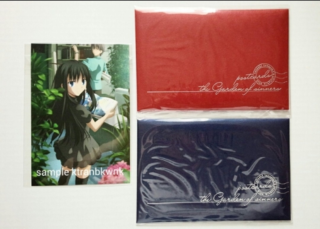 ufotable 空の境界 両儀式 ポストカード cafe Cafe 画展 黒桐幹也