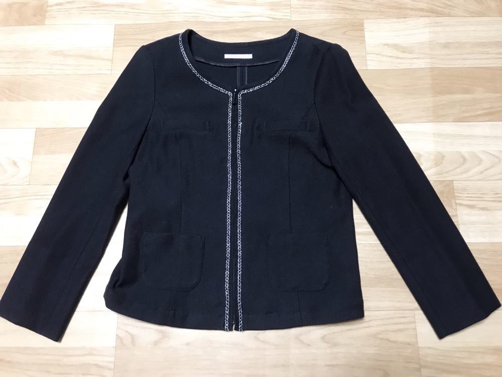 ☆美品☆ELLE PLANETE エルプラネット スカートスーツ 38 黒 