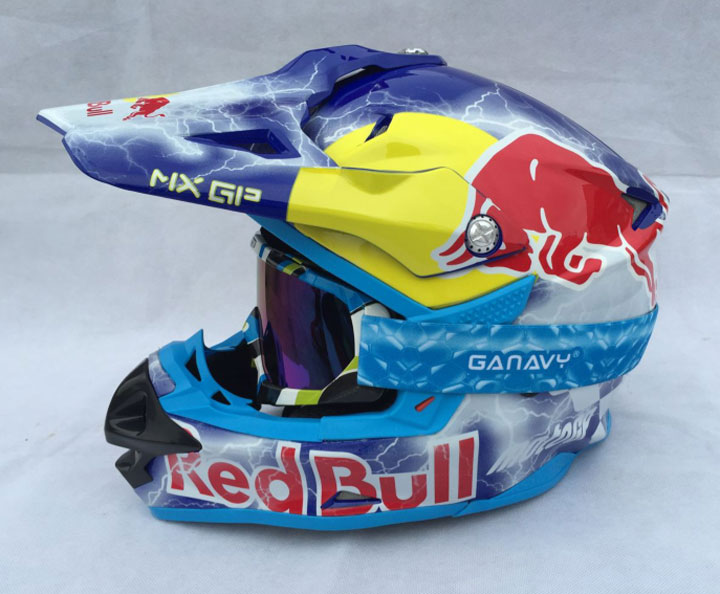 レッドブル RED BULL モトクロス オフロードヘルメット おしゃれ 即決