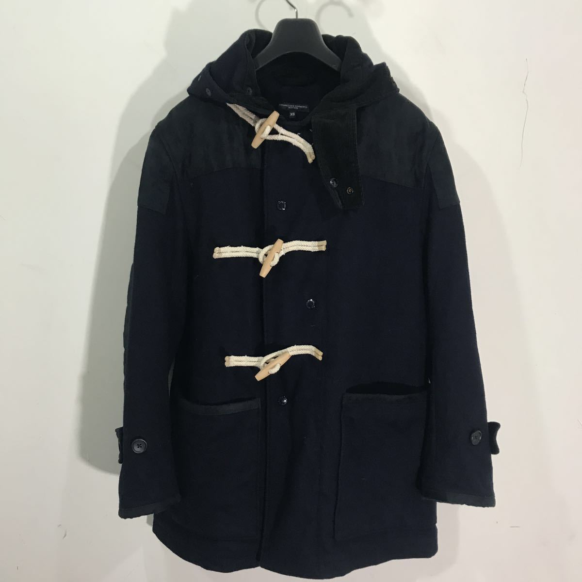 セール，HOT Engineered Garments ダッフル コート XS 肩 エルボー パッチ ガーメンツ ウール ジャケット / storm lt(コート)｜売買されたオークション情報、yahooの商品情報をアーカイブ公開 - オークファン コート