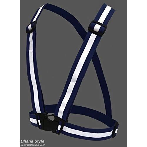 自転車用品！ 反射ベスト 安全 ベスト ライト リフレクター ベルト リフレクション チョッキ 伸縮素材 ショルダー スト:968_3