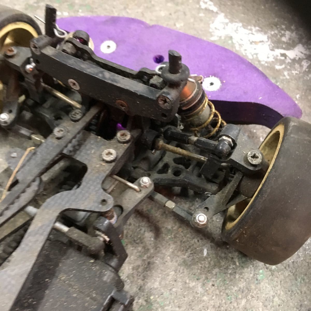 タミヤフェラーリF430(TA-05シャーシ)ドリラジ(グリップタイヤ