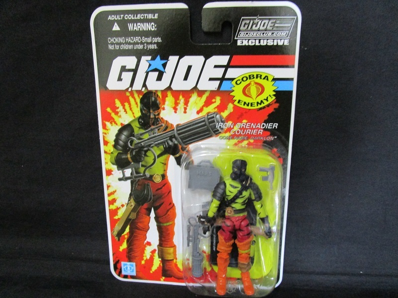 ●激レア　ＧＩＪＯＥ　ＧＩジョー　ファンクラブ限定　アイアン　グレナディアーズ　ダークロ　スネークアイ