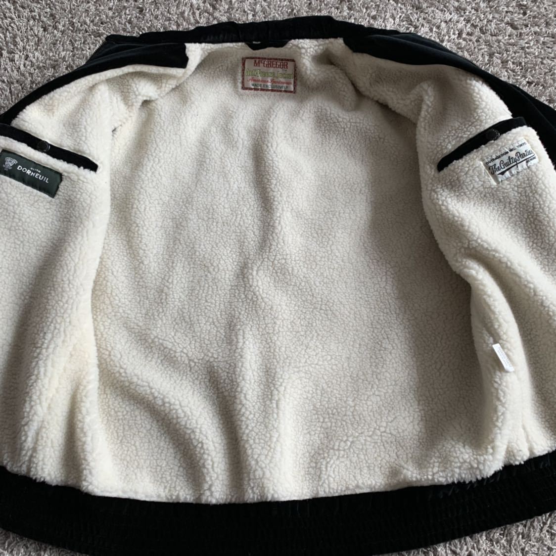 WACKO MARIA × McGREGOR × DORMEUIL VELVET ANTI-FREEZE JACKET  