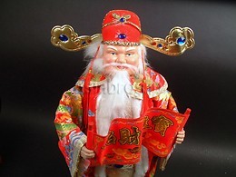 28365●中国 雑貨/ロボット 『春節・旧正月 恭喜グッズ 財神ロボ …』（中古 展示品 旧正月 ロボット 良品＋）