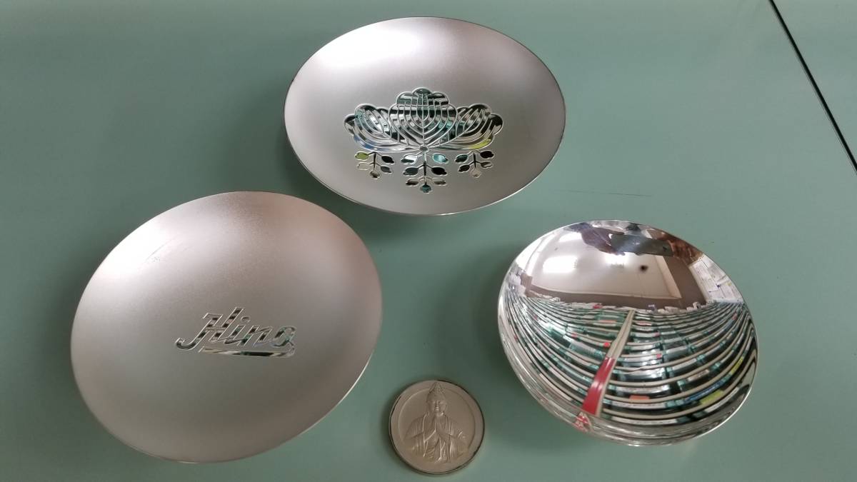 純銀 銀杯 総重量156g 盃 純銀製 Yahoo 6-C085 記念品 純銀刻印 三つ組
