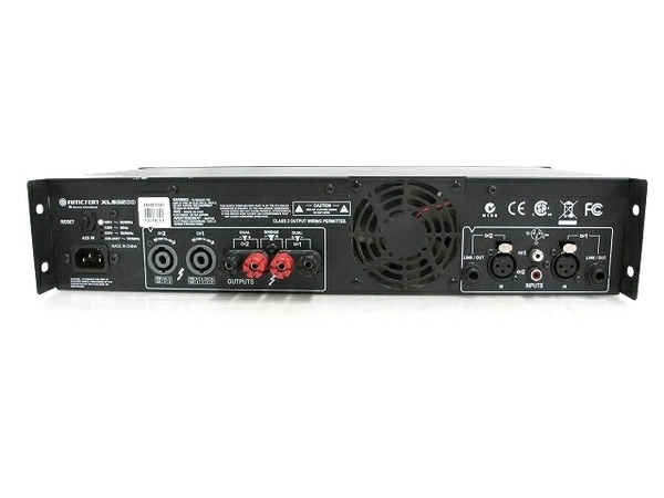 AMCRON アムクロン XLS2500 パワーアンプ 音響 オーディオ ジャンク