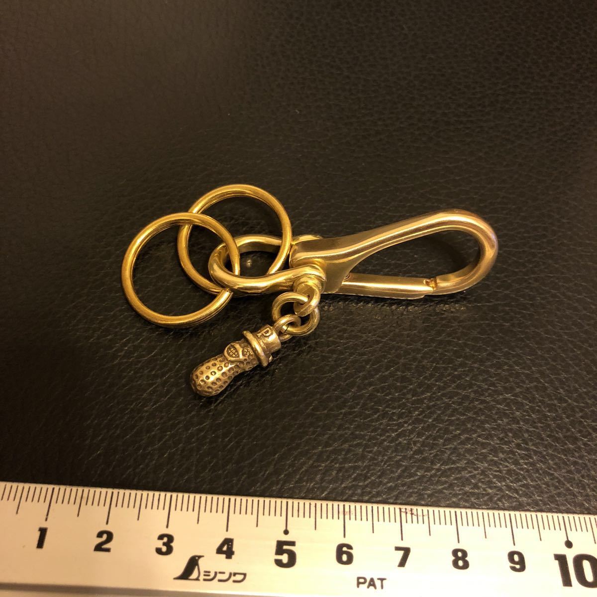 Peanuts\u0026Co⁄ピーナッツカンパニー キーホルダー 真鍮 BRASS
