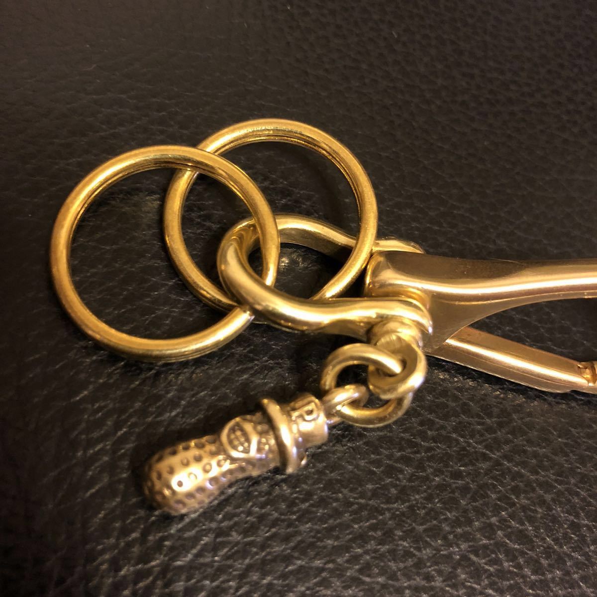 Peanuts\u0026Co⁄ピーナッツカンパニー キーホルダー 真鍮 BRASS