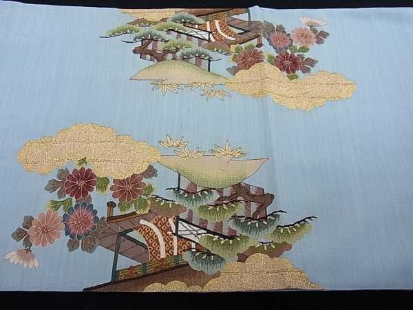明綴れ　袋帯　銘品　新品　未仕立て　太鼓柄 着物屋こころ□極上 明綴れ 太鼓柄袋帯 吉祥花文 金糸 逸品 未使用
