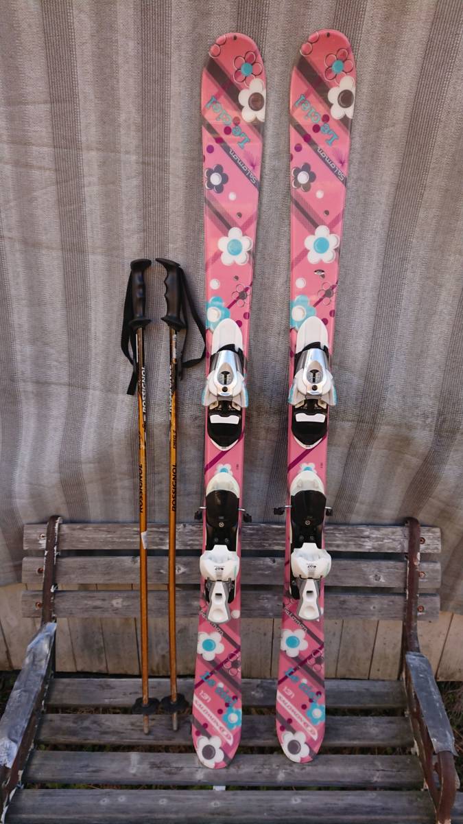 SALOMONLe ciel 131フリースキー ミッドスキービンディング付き サロモン Le ciel SALOMON - スキー板 サロモン（SALOMON）（キッズ