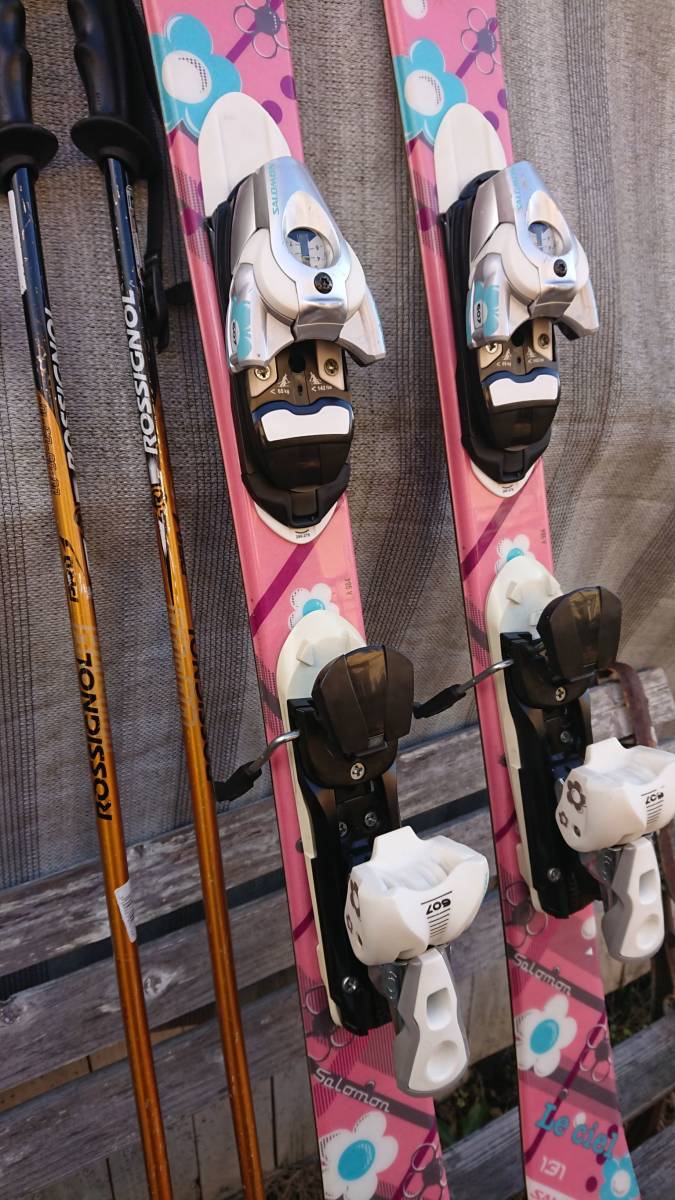 SALOMONLe ciel 131フリースキー ミッドスキービンディング付き サロモン Le ciel SALOMON - スキー板 サロモン（SALOMON）（キッズ
