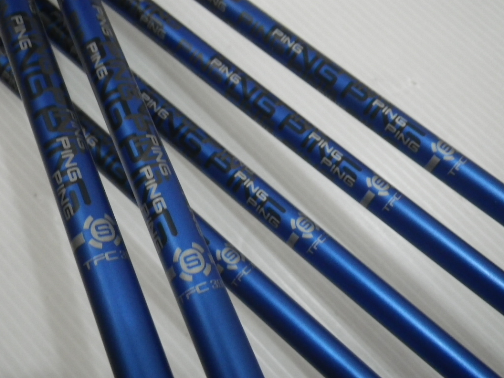 ピン★★PING i アイアン★リシャフト TFC390 S★5-W 6本★黒ドット★★税込