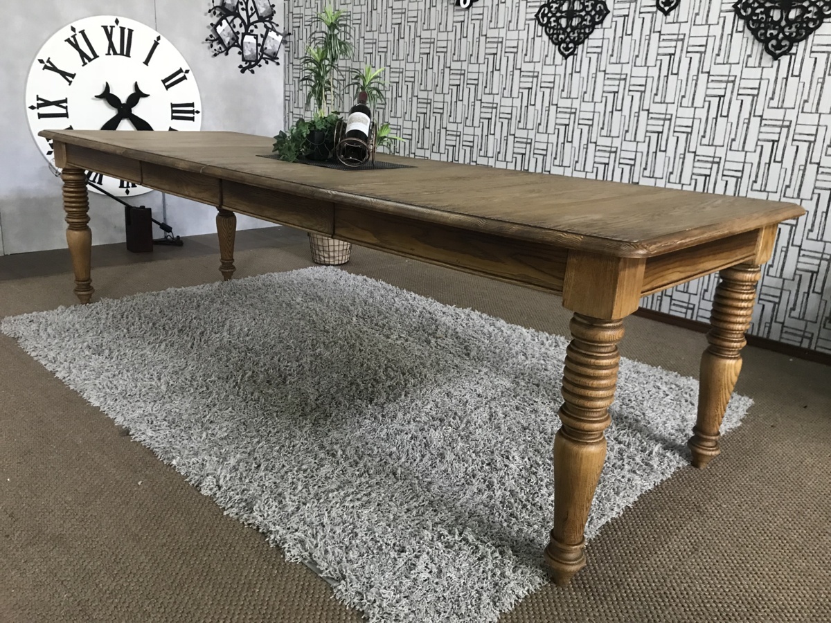 エクステンションテーブル 160-260cm ダイニングテーブル 【Knot antiques MERZ メルツ 定価：20万】アウトレット/未使用 現品限り 0121 SE