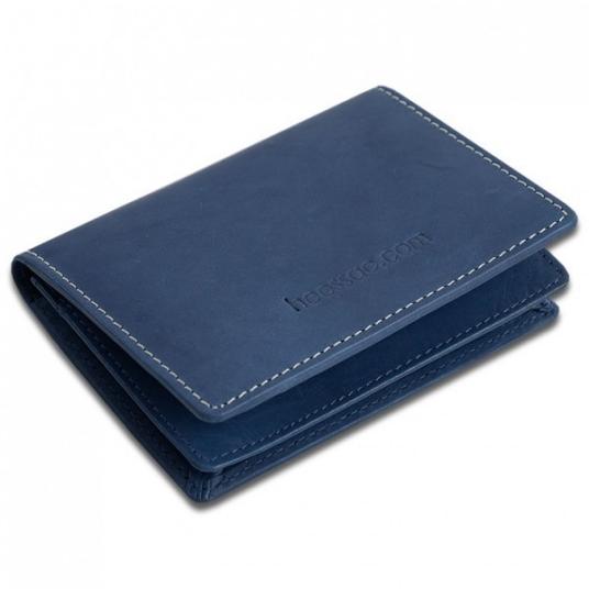 新品 名刺入れ 本革 メンズ 大容量 カードケース エイジングを楽しめる革 紺色（アンティークレザー・ネイビー）送料200円