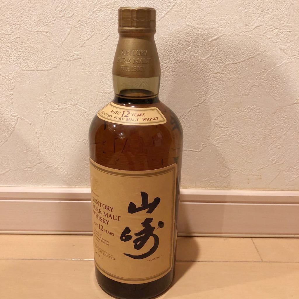 古酒【未開栓】SUNTORY/サントリーピュアモルトウイスキー山崎12年