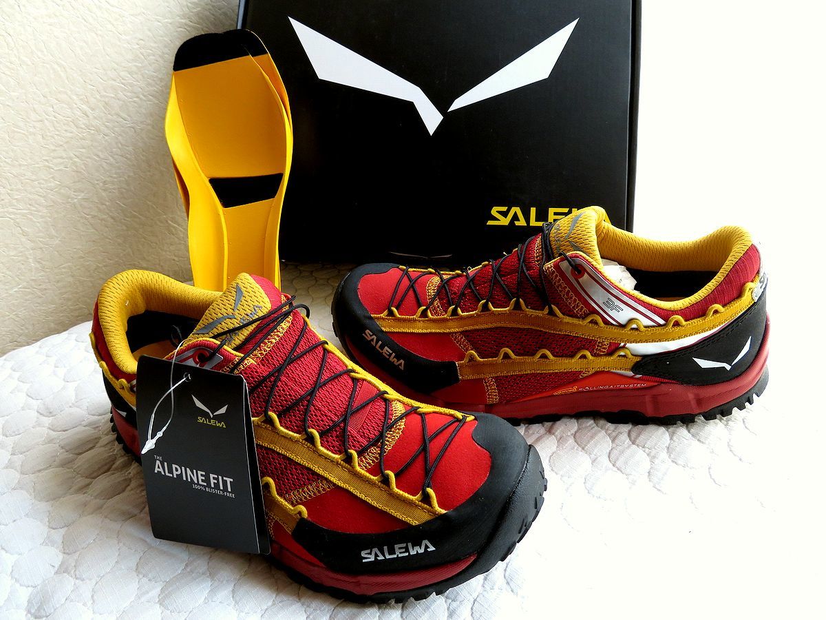 品質保証，得価 salewa サレワ ms speed ascent スピードアセント ハイキング ライトタイプ レンガ系色&times;マスタード系色 サイズ26.5cm US8.5(26.5cm)｜売買されたオークション情報、yahooの商品情報をアーカイブ公開 26.5cm