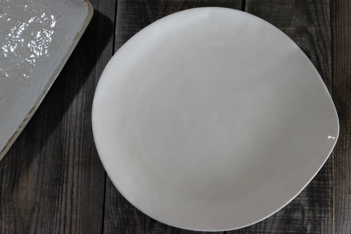 大皿　3種5枚　まとめて　中古美品　|盛皿|四方皿|変形皿|取り分け|パーティー|お寿司|お刺身|オードブル|_8