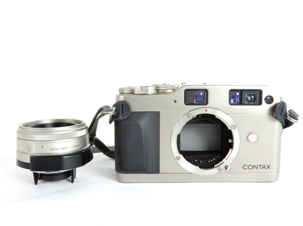ジャンク CONTAX コンタックス G1 ボディ 28mm レンズ付き フィルム