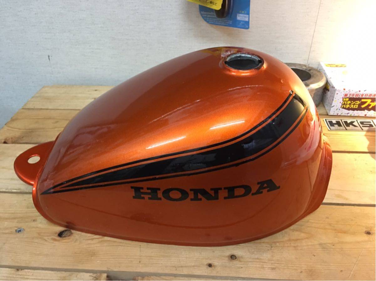 ホンダモンキー純正タンク/キャンディオレンジKOライン新品塗装済み