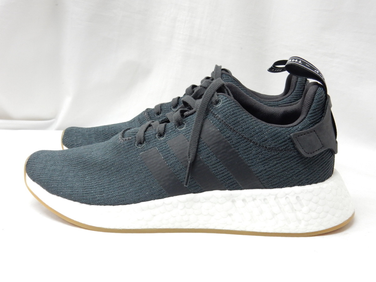 【未使用】adidas/アディダス NMD_R2 9/27cm CQ2400 グレー メンズ スニーカー ビームス【1円～】