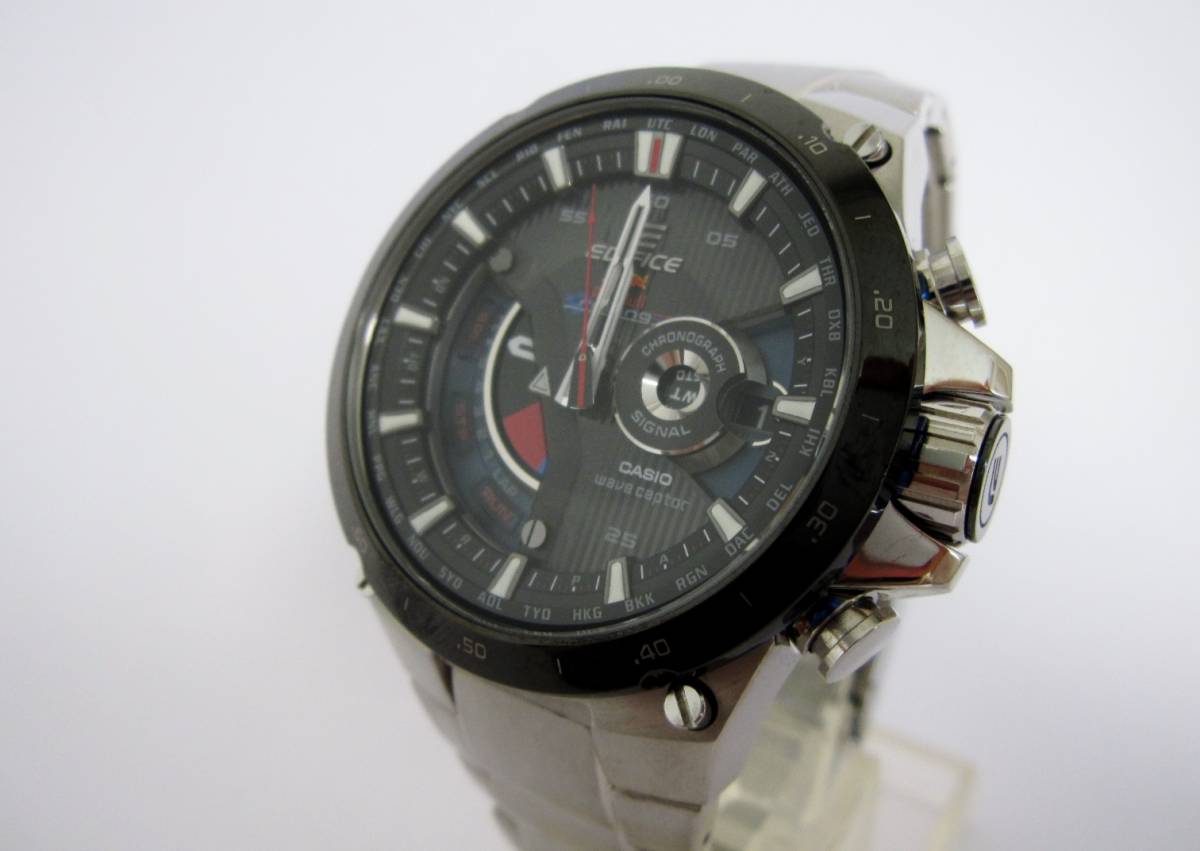 【美品】　EDIFICE　EQW-A1000RB-1AJR　レッドブル　レーシング　リミテッドエディション