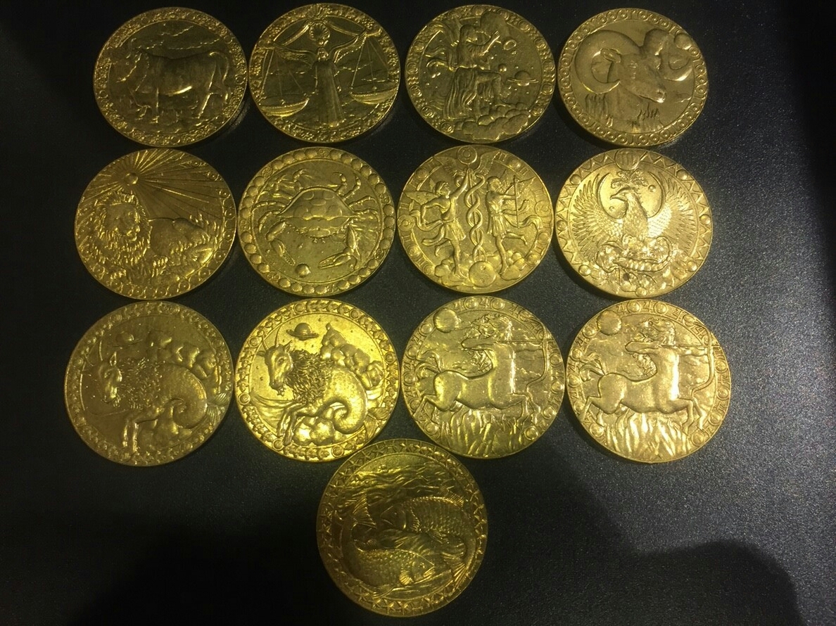 大人気，新品 干支 十二支 記念金貨 アンティークコイン メダル 24K 24金 GOLD 純金 貨幣 硬貨 古銭 地金 13枚セット ダブりあり(貨幣)｜売買されたオークション情報、yahooの商品情報をアーカイブ公開 - オー その他