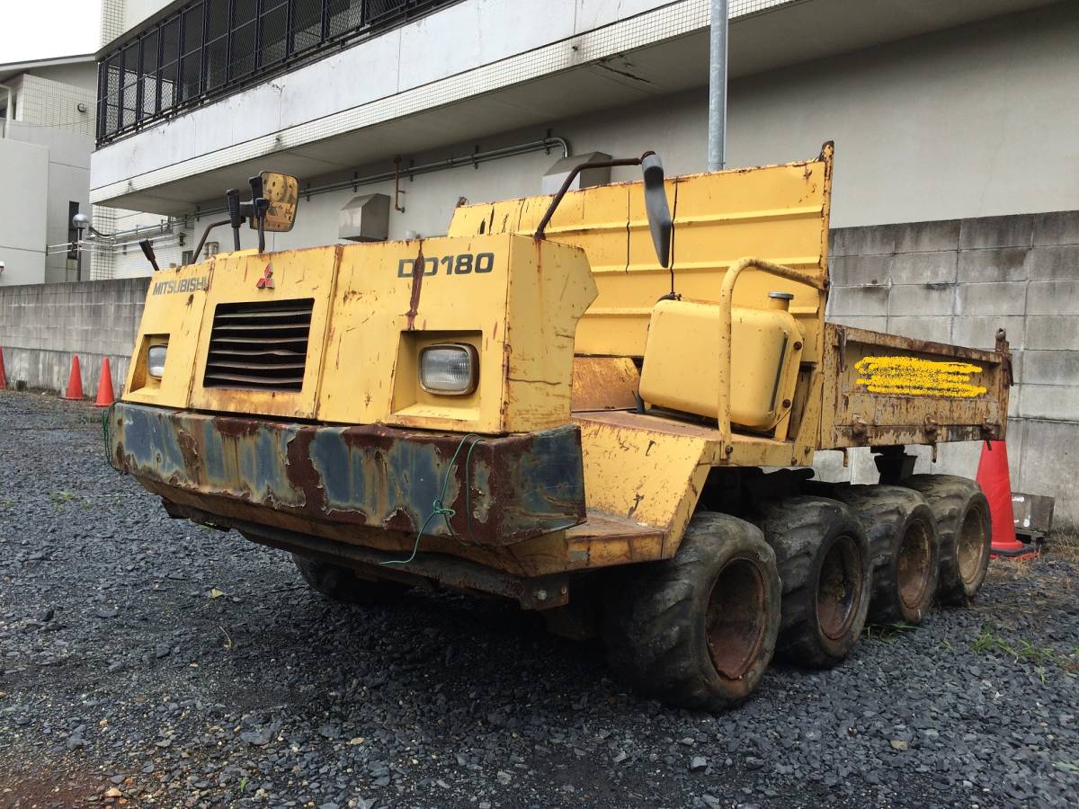 三菱 DD180 MITSUBISHI 8輪車 積載1800kg?運搬車 三転ダンプ 希少 中古車