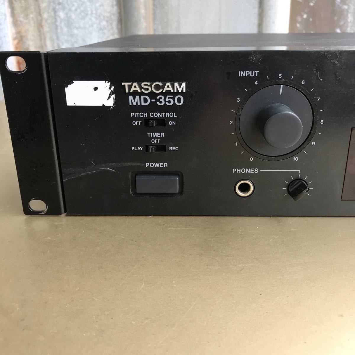 TASCAM MD-350 MDプレイヤー 現状品 中古です 【公式通販】