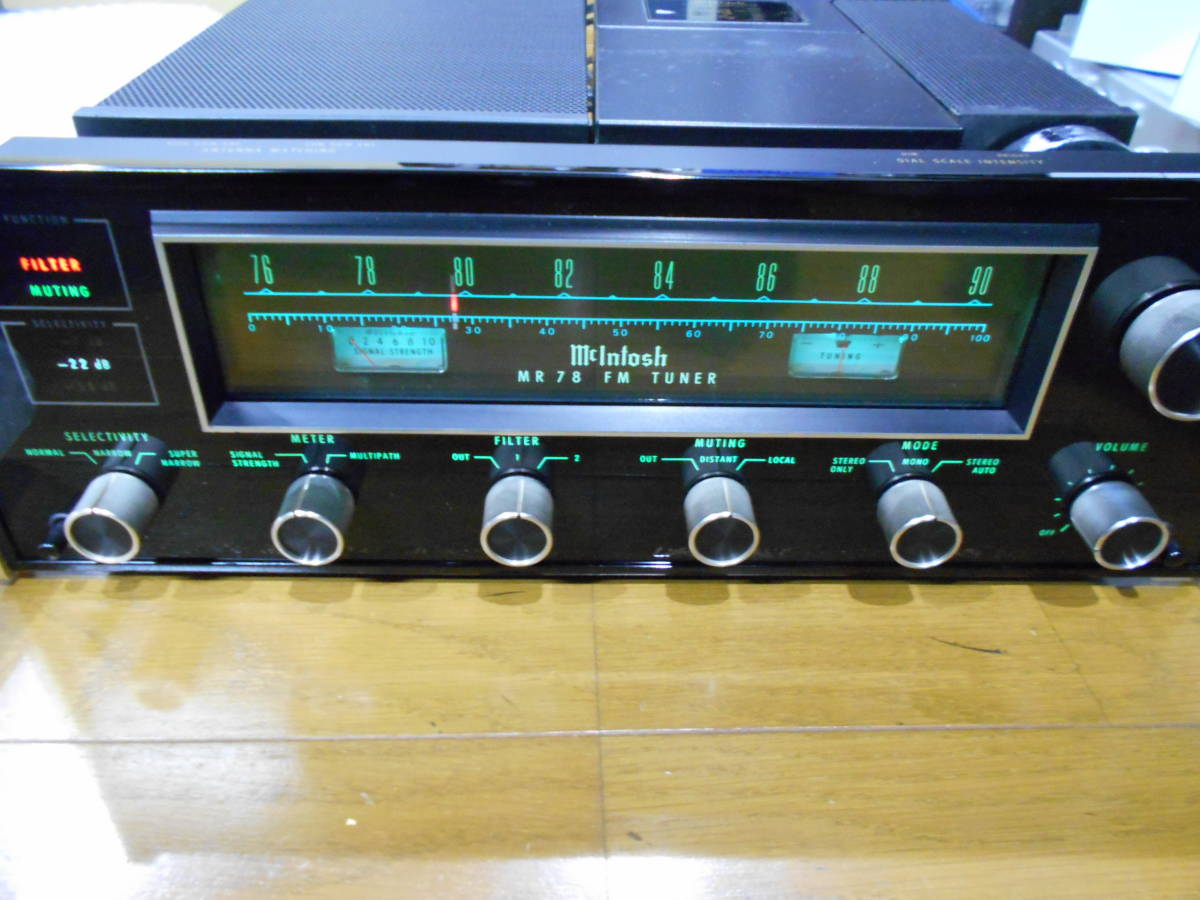 McIntosh MR78 Tuner FM - MR Best The Analog マッキントッシュ 